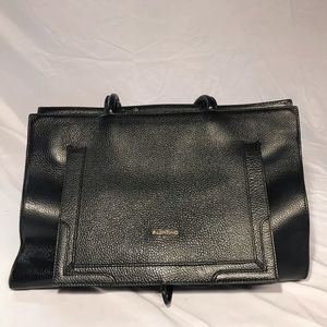 Valentino Black Leather Tote Bag